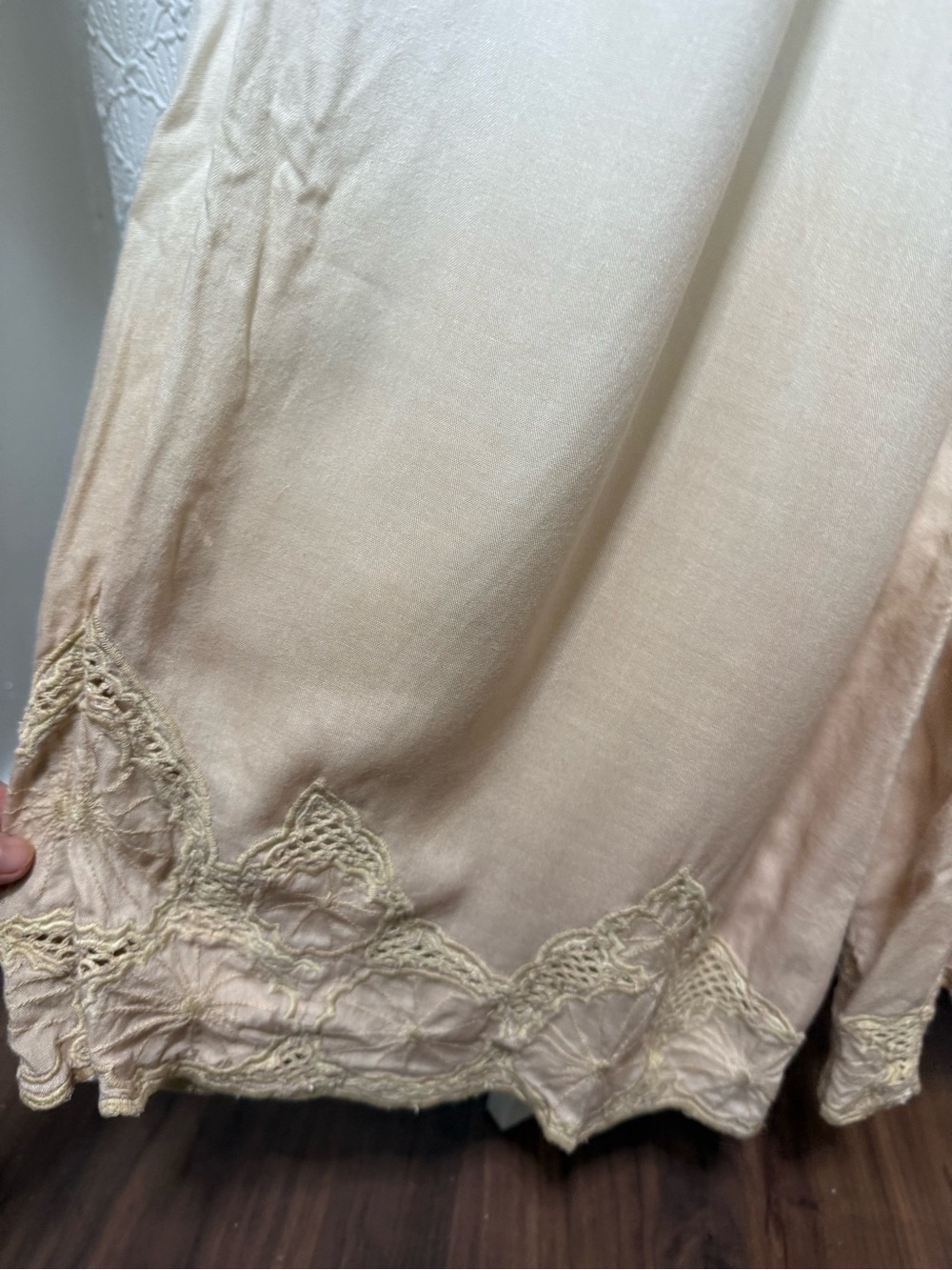 Surf Gypsy Cream Wide-Leg Pants with Tassel Detail - Picture 4 of 5